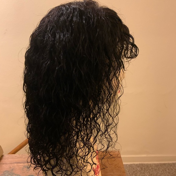 PREVIOUSLY WORN Genius Wigs Lace Front Wig Versatility Wet & Wavy 2in1 Wig - Picture 4 of 7